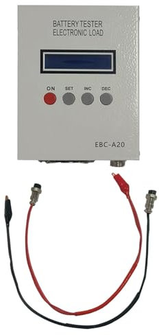 Greabuy Powerful Battery Capacity Tester with LCD Display for Accurate Voltages Currents and Energy
