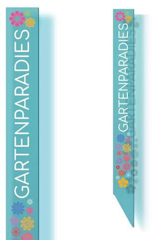 younikat Gartenparadies Gartenstecker - Stele 100 cm - Gartendeko - you0095