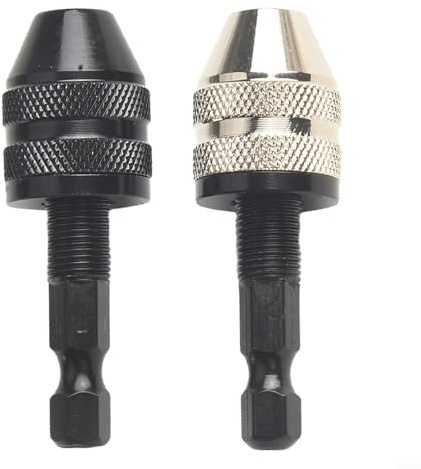 Portabrocas sin llave de vástago hexagonal, adaptador de controlador de cambio rápido, sostiene brocas al instante
