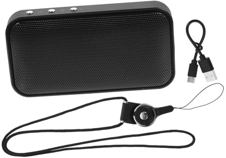 DIYEAH Mini Enceinte Portable Résistante à l'usure et Facile à Transporter Noir sans Fil Bt-209 en Aluminium Couleur Aléatoire pour Téléphone et Bureau