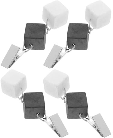 CIYODO 4 Piezas Pinzas para Manteles de Sujetadores de Manteles con Clip Metálico Resistentes al Viento para Cocinas Comedores y Picnics