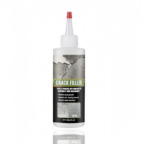 Crack Filler Asphalt Black,Crack Filler for Concrete, Asphalt Crack Fill/er,Concrete Crack Sealant,Asphalt Crack Fill/er for Filling In Cracks Asp/halt,Con/crete Cr/ack Filler,Con/crete Cr/ack Repair