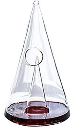 Carafe à décanter en verre en forme de pyramide cascade Whisky Séparateur de vin Accessoires de bar