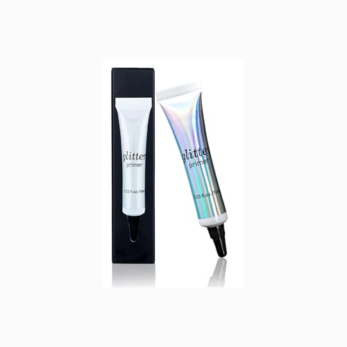 Första multifunktionsmakeup, glitterbas och skuggor - lång livslängd anti-överföring, transparent naturlig finish för ögonlock ansikte läppar, 10 ml (#1, 1 st)