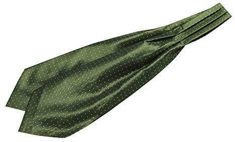 Allegra K Herren Polka Dots Ascot Formale Party Krawatte Grün One Size