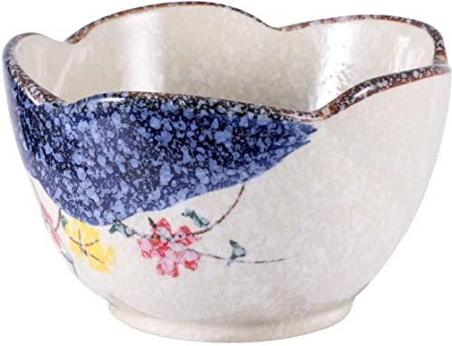 Ceramic Vowl Set Japanese Miso Soup Bowls Ceramic Bowl Black Cereal Soup Salad Fruit Rice Bowls Food Storage Container Ramen Bowl For Kitchen Dining Home Decoration 4. 3inch, Set Of 2 Ceramic Bowl Wit