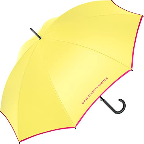 United Colors of Benetton Parapluie 2018, 94 cm, jaune citron, 105 cm