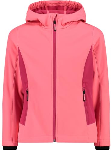 CMP Giacca Kid G Con Cappuccio Fisso Unisex - Bambini e ragazzi, Gloss-Fuxia, 116