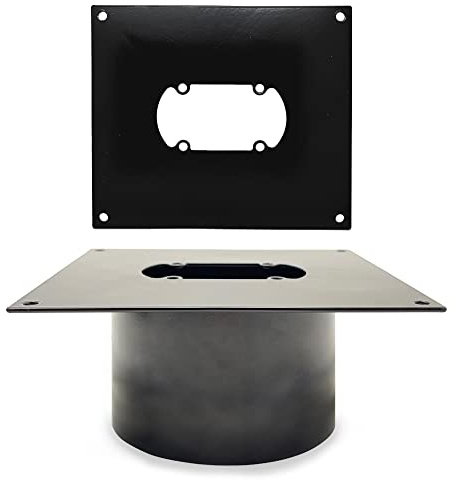 Butler Technik Stainless Steel Diesel Heater Turret Mount Plate for RV Motorhome Camper Eberspacher Espar Webasto Auxiliary Heating Furnace Extra Deep Mount PRO (100mm)