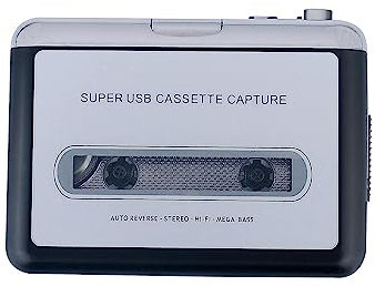 Lecteur de Cassette baladeur USB, convertisseur Audio vers MP3 Transformez Vos Cassettes en MP3