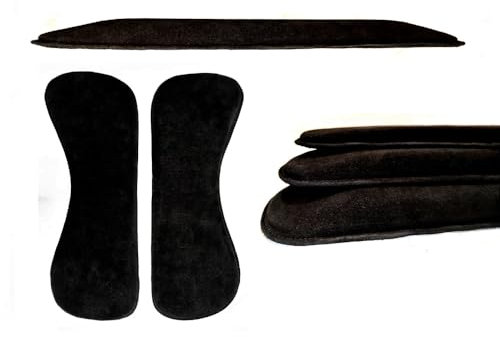 PS Pferdeartikel Western Panels, Trachten Klettkissen auch für schwere Reiter oder bei hohem Widerrist Größe 59 cm Länge - 2 cm Höhe