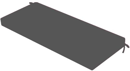 HLXHG 3cm Dicke Sitzauflage Sitzkissen Bank, Bankauflage Outdoor Wasserdicht, rutschfeste Bankkissen Sitzpolster Waschbare, Gartenbank Auflage Stuhlkissen Bankpolster Für Fensterbank,Grau,90x40x3cm