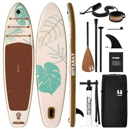 Tavola SUP Gonfiabile Stand Up Paddle Board 320cm, Tavola da Paddle Surf Unisex Adulti, Carico Massimo 150kg con Kit Accessori Completi per Mare Lago Fiume Principianti