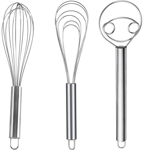 HUFHNWSO Batidor de plástico, apto para lavavajillas, longitud de 30 cm