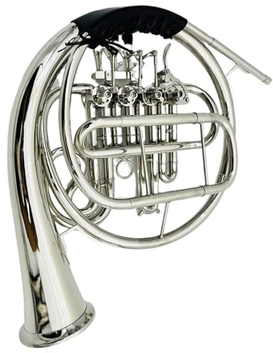 Waldhorn Musikinstrumente Einreihiges Waldhorn 4 Tonarten B Stimmung F Stimmung Vernickelt Musikinstrument Professionell