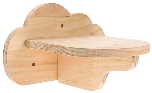 EXHUMKY Hängende Katzenkletterleiter Aus Holz Verstellbare Sprungplattform Indoor Klettergerüst Für Katzen Und Hamster Multifunktionales Haustierzubehör Platzsparende Katzen Wohndeko