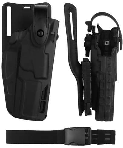 TACWJDM Taktisches P320 Pistolen Holster Mit Doppelter Sicherung Und QLS-Schnellverschluss System Für Die Airsoft Paintball Jagd