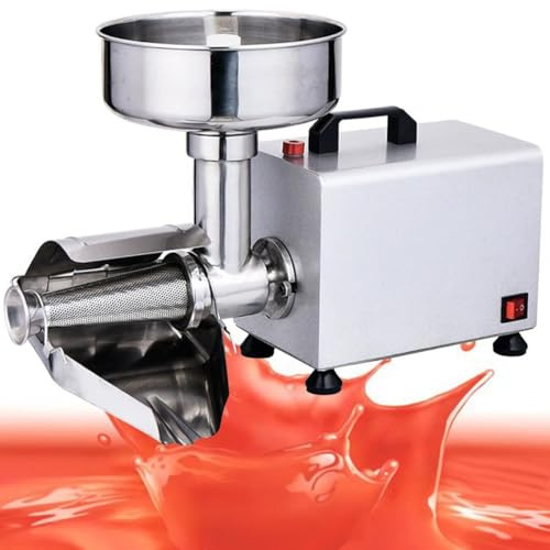 Colino elettrico per pomodori, in acciaio inox, spremiagrumi automatico per la preparazione di salse fatte in casa