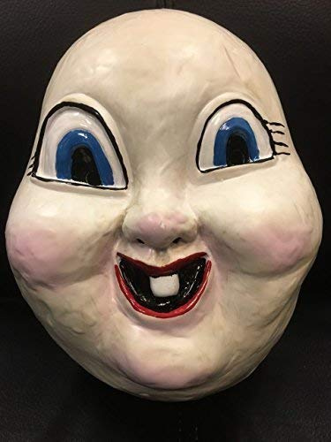 Wrestling Happy Death Tag - Halloween Kostüm Cosplay Sehr Hart Plastik Maske - Kostüm Kostüm Horrorfilm Outfit - Universalgröße mit Elastischer Band