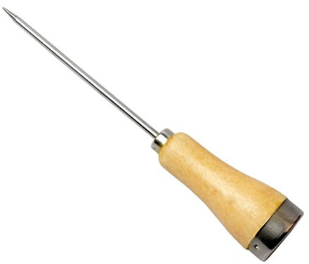 Daycount® Vintage Stainless Steel Ice Pick Punch Kitchen Tool Wooden Handle Metal Cover/Wood Handle - Drink Hole Punch