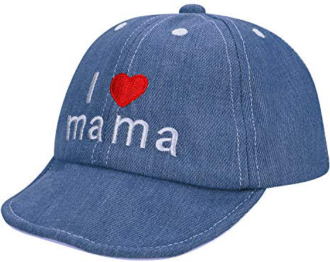 Baby Baseball Kappe Stickerei Baseball Cap Kinder Baseballmütze Mädchen Sonnenhut Unisex Snapback Cap Anti-UV Hut Einstellbare Mütze Mode Schirmmütze Baumwolle Kleinkinderhut für Reisen Stand Outdoor