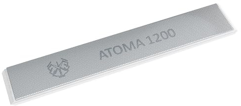 1x6 Atoma Diamond 1200, Finest Atoma Grit, Advanced diamond technology, 3mm thick aluminum blank, compatible with any standard JIGS for Knives, Edge Pro, Hapstone, and TSProf Sharpener stone holder