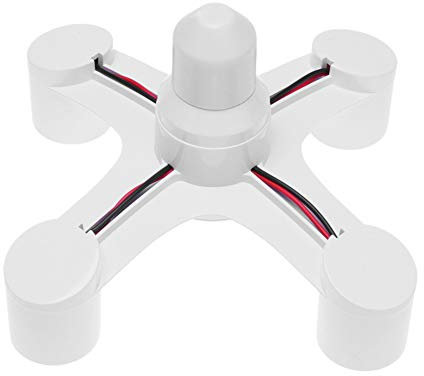 E27 zu E27 Lampenfassung Sockel Splitter LED Licht Lampe Adapter Halter Lampensockel (02)