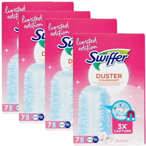 Swiffer Duster Limited Edition Plumífero atrapapolvo 7 piezas de repuesto (4 unidades)