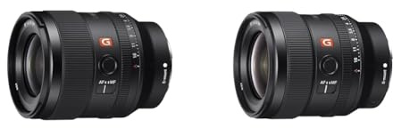 Sony SEL-35F14GM - Vollformat E-Mount Objektiv FE 35mm F1.4 GM (Premium G Master Objektiv), Schwarz & FE 24mm f/1.4 GM | Vollformat, Weitwinkel, Premiumklasse (SEL24F14GM)