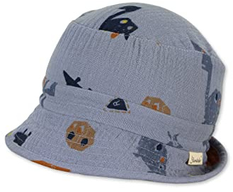 Sterntaler Unisex barn fiskarhatt dinosaurie barnhatt, ljusblå, normal, Ljusblå