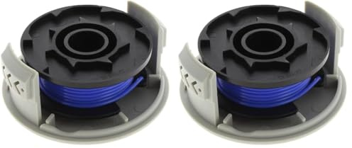 RYOBI Fadenspule RAC124, für 18 V ONE+ Akku- und Hybrid-Rasentrimmer, 1,6 mm Fadendicke (Packung mit 2)