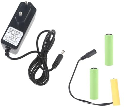 Confezione da 3 pile finte LR6 4,5 V - Sostituisce 3 pile AA/LR6 da 1,5 V per campanello di porta