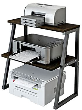 FLYIFE Desktop-Druckerständer, Druckerständer für Schreibtisch, mehrschichtiges Lagerregal, Bücherregal, Dokumentenhalter, Aufbewahrung von Druckern, Faxen, Druckerregal, Tischschrank, Drucker-Desk
