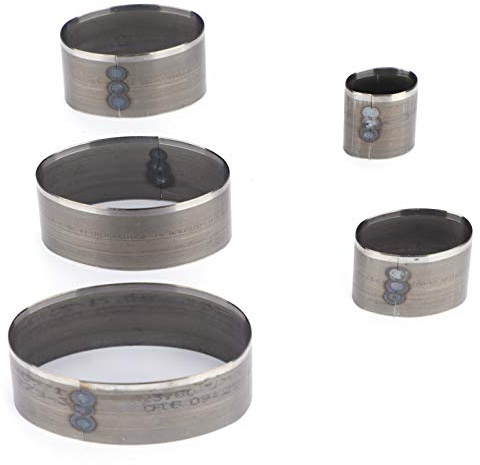 Juego de Troqueles de Cuero, Troqueles de Corte Ovalados de Cuero, Troqueles de Corte de Cuero, 5 Piezas, Herramientas Artesanales de Bricolaje para Hacer Cinturones de Bolso