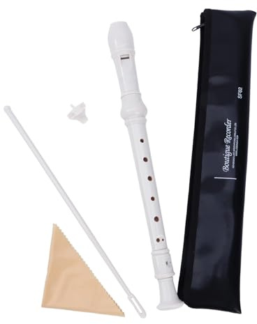 Blockflöte, Sopran-Blockflöte, 8-Loch-Flöte, britische Griffweise, C-Key-Sopran-Blockflöte für Starter mit Box