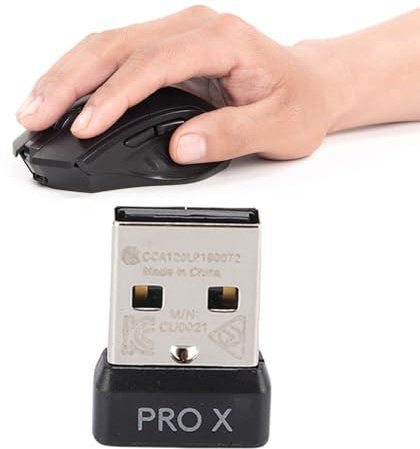 Reemplazo del Receptor de Mouse Inalámbrico | Adaptador de Dongle USB para el Mouse de Juegos | Emparejamiento Rápido | Diseño Compacto con Estuche de Almacenamiento | Plug &