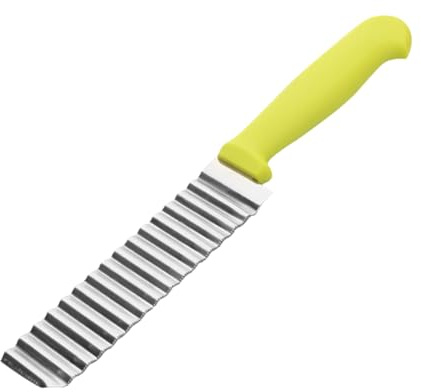 LABRIMP Cortador de Patatas Ondulado de Acero Inoxidable Diseño sin Espacios y Fácil Limpieza para Uso en Cocina y Cajón