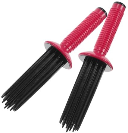CLISPEED 2pezzi Pettine Arricciacapelli Antiscivolo Spazzola Volume d Aria Per Pettine Modellante Portatile Strumenti Styling