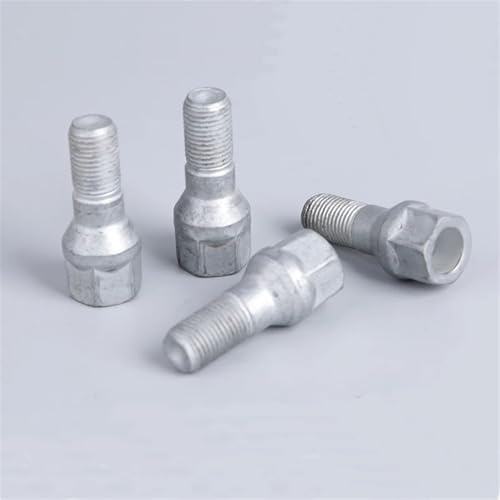 Locking Wheel Nuts Compatible With Peugeot 206 207 4PCS Wheel Tire Screws Wheel Tire Screw Bolts Car Accessories Alloy Fasteners