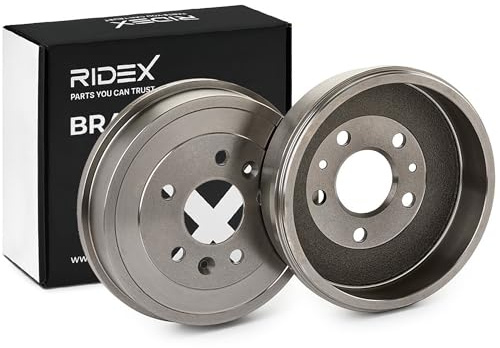 RIDEX 123B0251 2x Tamburo freno Posteriore Compatibilità con DACIA DUSTER