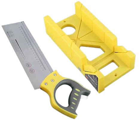 Sierra Ingletadora Manual Con Caja, Herramienta De Corte En Ángulo De 45 Grados Cortador Angular Multiusos, Herramienta De Corte De Madera Para Artesanía