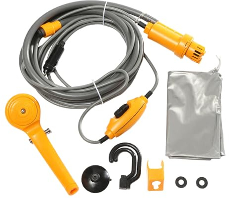 Portable Shower Camping Shower,12V Electric Outdoor Camp Pump - Handheld Camping Showers Gear, Car Accessories