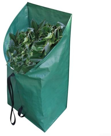 100 L e 200 L per la raccolta di foglie per raccogliere foglie, lettiera per prato e rifiuti compostabili, leggeri e portatili per la pulizia del giardino (200 L)