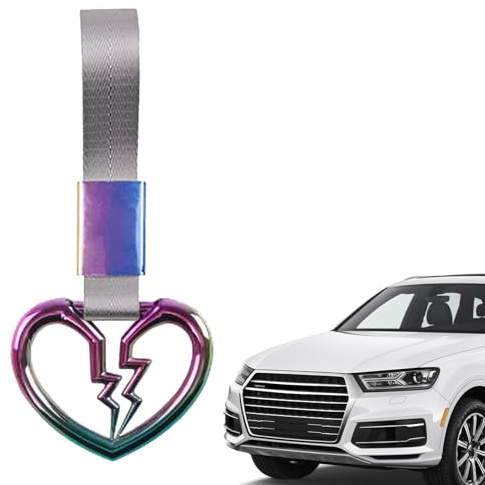 Handtag för fordon – 10,2 cm hjärtdesign bilhandtag hjälprem, hjärtformad