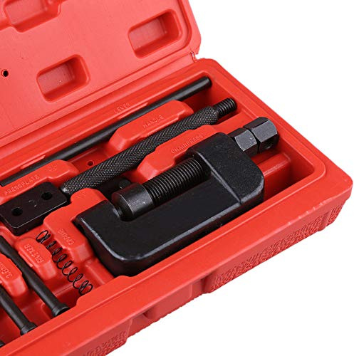 Fafeicy 13Pcs Motorcycle Chain Breaker Tool Kit, Bike and Cam Drive Chain Rivet Cutter Tool for Breaking and Joining 420 to 630 Series