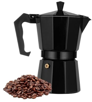 Pot Möka, Expérience Italienne Authentique, Aluminium, Cafetière Italienne Classique, Pot De Camping, Poignée Ergonomique Résistante À La Chaleur, Pour Cuisinières À Gaz Et Électriques En Cér