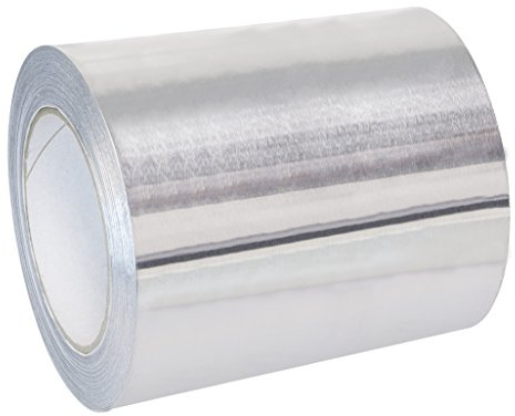 SCAPP Aluminium Klebeband 25, 33, 50, 100, 150, 200, 300 mm breit, 25 m Rolle, 0,1 mm dick – (Breite 100 mm)