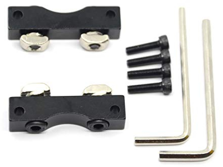 Befenybay 2 PCS 3D-Drucker Aluminiumlegierung Z-Achse Schrittmotorhalterung für Ender-3 CR-10-Serie