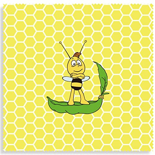 Bee's Wax Bienenwachstuch Willi 25 x 25 cm Baumwolle/Wachs gelb