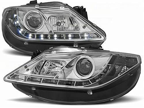 Led Scheinwerfer Set für Seat Ibiza 6J 2008-2012 in chrom